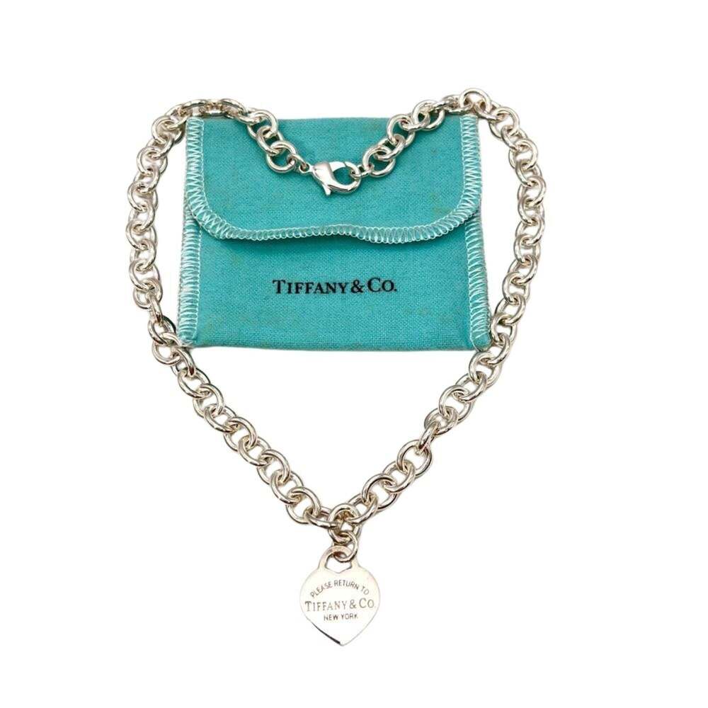 TIFFANY Silver Heart Necklace - Picture 7 of 7